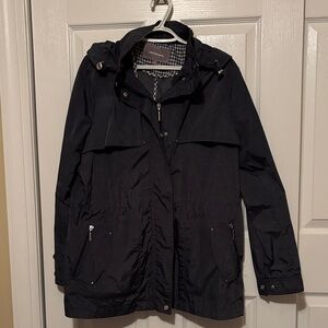 Johnston & Murphy Navy Rain Jacket